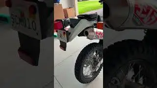 Honda XR650L difference between the original muffler sound and the #yoshimura Yoshimura and #biggun