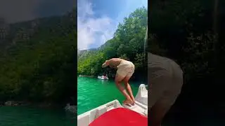 Verdon Gorge is not real!!! #youtubeshorts #france #provence #shorts #travel #gorge
