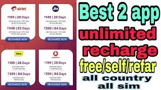 Best 2 recharge app 2019 // free mobile recharge app online se free me mobile recharge kaise kare