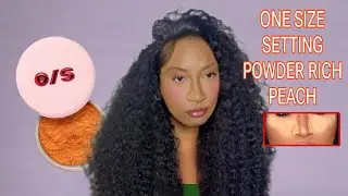 One Size Rich Peach Setting Powder-1st Impressions 🍑🍑