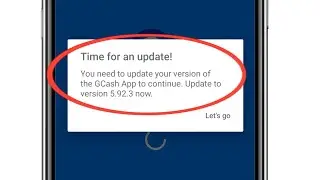 Как исправить GCash Время обновления Вам необходимо обновить версию приложения GCash, чтобы продо...