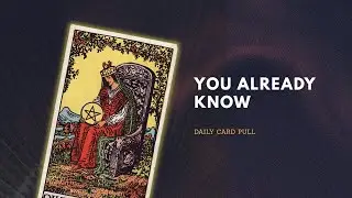 You Already Know the Answer! Trust the Path That Feels Stable | Daily Tarot