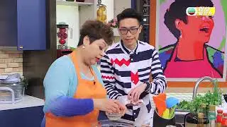 HK E NEWS｜肥媽 教煮特式三餸一湯｜香花菜豬膶蛋花湯 大良炒鮮奶變大蝦炒鮮奶｜五花腩炆大墨魚 中東羊肉串｜TVB食平3D 肥媽 陸浩明