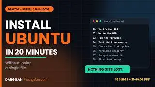 Dargslan Install Ubuntu in 20 minutes