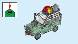 LEGO Icons 10317, Land Rover Defender 90 - инструкции по сборке