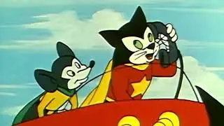 Original Courageous Cat and Minute Mouse Newly Restored  - The Case of the Movie Rays HD