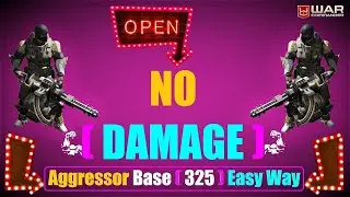 War Commander | Aggressor Base ( 325 ) | Easy Way | No Damage | 3 - 2 - 2021