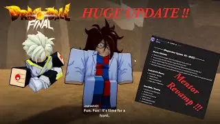 INSANE NEW MENTOR REWORK !!! + ANDROID 21 AND FREE DRAGON STONES (SEPTEMBER UPDATE #2 - DBFR)