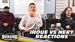 NAOYA INOUE KNOCKS OUT LUIS NERY! | Office Reactions | Boxing World