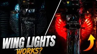 Do Wing Lights Actually Work? | Futuristic Wing Lights for My Motorcycle
