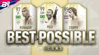 BEST POSSIBLE ICON TEAM w/ 99 PELE AND 97 RONALDO!  | FIFA 19 ULTIMATE TEAM