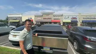 试驾Tesla Cybertruck， 对比特斯拉Model Y，露营尺寸等等