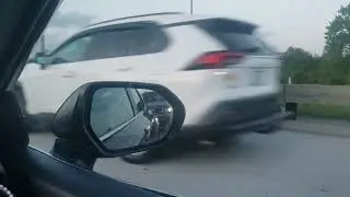 The huge Traffic jam on long island