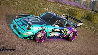 Carx Street/ monster Porsche RWB build /Ken Block livery / Build + Race🔥