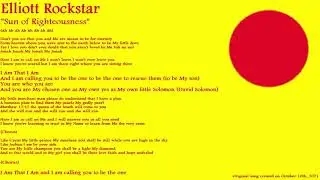 Elliott Rockstar - Sun of Righteousness (Original Song)