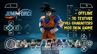 JUMP FORCE PPSSPP | 3D Skin Mod | Dissidia 012: Duodecim Final Fantasy | PPSSPP Gameplay