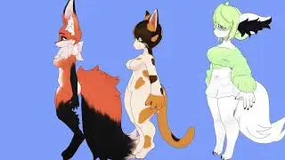 3D Model turn around [Furry]