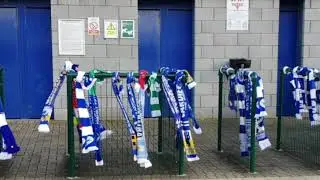 Cardiff City Stadium fan tributes for Emiliano Sala & pilot David Ibbotson, Jan 27th 2019