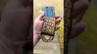 Новинка! Магазин для AR-винтовки в кожаной обшивке! #инструменты #тактическийстрелок #оружие