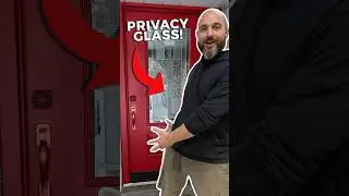 Easy Fix to Privacy Glass For Front Door