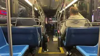 MTA Bus Onboard: 2006 Orion VII OG HEV 3510 On The Q41 with a kid attempting a knife attack