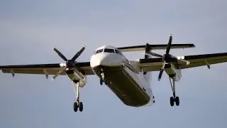 De Havilland Canada DHC-8-300's at Kelowna International Airport CYLW