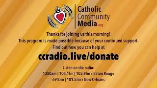 Wake Up! 10/22/2024: Jim Johnson's Conversion to the Catholic Faith | Catholic Charities Update