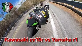Kawasaki zx10r vs Yamaha r1