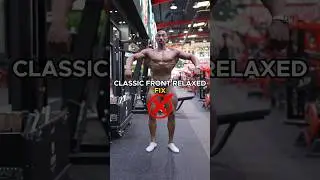 CLASSIC FRONT RELAXED FIX🚀 #classicphysique #bodybuilding #gymmotivation