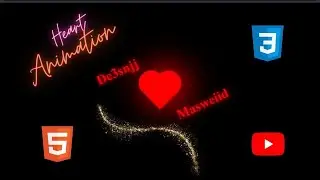 amazing heart beat animation with html and css | heart animation using html and css | #html #css