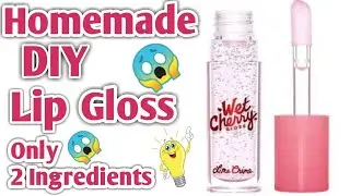 How to make a Lip Gloss / Homemade Lip gloss / 2 ingredients lip gloss 💕