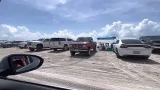 July 4th weekend crowds at Whitecap Beach, TX