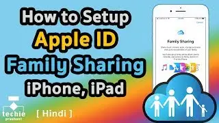 How to Setup Apple ID Family Sharing - iPhone, iPad. HINDI