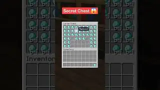 Minecraft Easy Secret Chest😱 #shorts