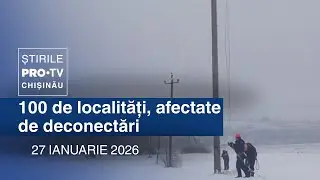 Știrile PRO TV (ORA 20:00) | 100 DE LOCALITĂȚI, AFECTATE DE DECONECTĂRI | Moldova