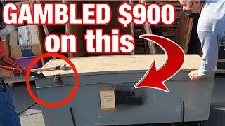 GAMBLED $900 on LOCKED MILITARY TRUNK at vault auctions ! STORAGE WARS EXTREME UNBOXING
