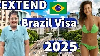 🇧🇷BRAZIL Tourist Visa EXTENSION/Renewal Process For Indian/Pakistani 2025