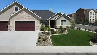 Landscape Video with gas fireplace feature drone