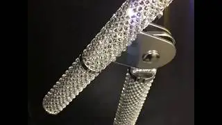 Rebel Custom mic stands - Rebel ICE crystal mic stand