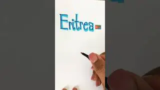 Writing Eritrea in Thai #shorts