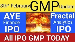 Fractal Analytics IPO GMP | Aye Finances IPO GMP | Upcoming IPO in February 2026 | Stock Market Tak