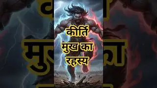 &ldquo;कीर्ति मुख का रहस्य | महादेव का सबसे प्रिय गण |#shorts