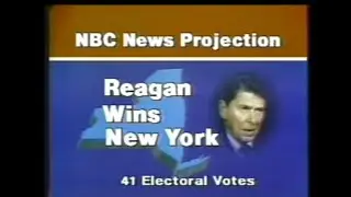 Reagan's First Landslide Victory-1980 Election State Calls NBC