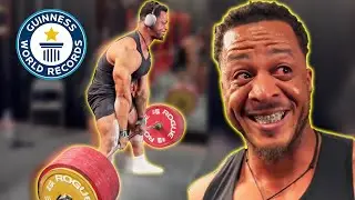 Jamal Browner consigue el r&eacute;cord de peso muerto 500 kg