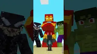 Zombie Becomes Kaiju No 08 vs Venom x Hulk x Iron Man In Wicth Challenge ⌚⓿❽| Transform Watch