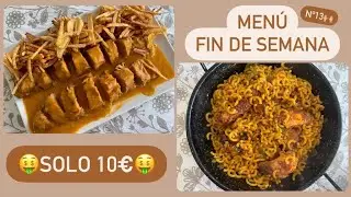 MENÚ Fin De Semana 10€🤑. OS ENSEÑO LA COMPRA #13 *Fácil, Barato, Rápido*