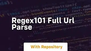 regex101 Full url parse