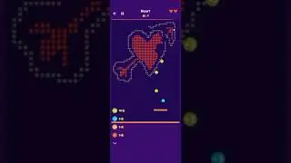 Brick Mania Fun Arcade Game | Custom Heart Design Stage in Brickmania game | Best Android Game