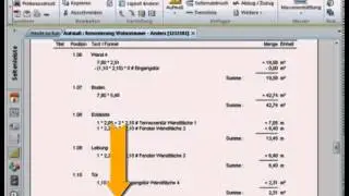 Ein Aufma&szlig; erstellen mit WinWorker