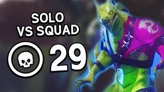 MAX HYBRID SKIN ALREADY!?! | 29 Bomb Season 8 Solo Squad | Fortnite Battle Royale
